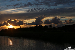 Zonsondergang Esonstad (Anjum)