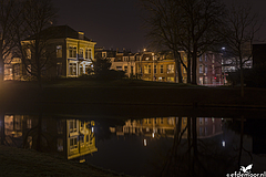 Haarlem Kloppersingel bij nacht